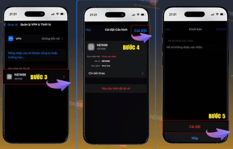 Bước 2: Truy cập link tải