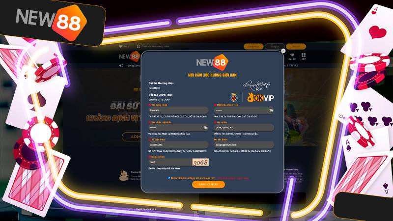 Những lưu ý quan trọng khi đăng ký tài khoản NEW88